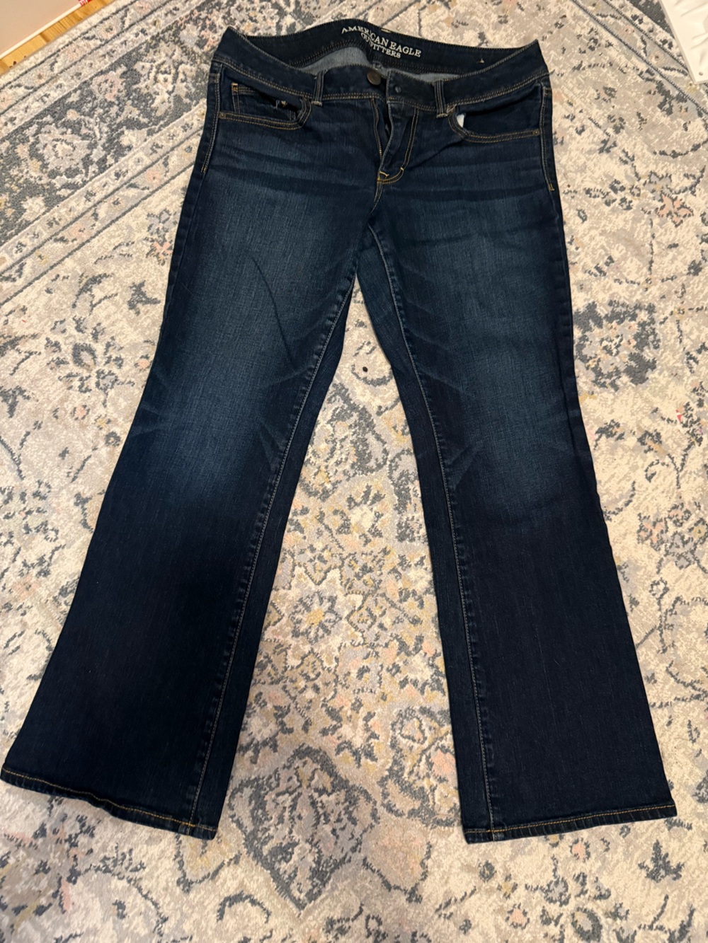 American Eagle Outfitters Dark Indigo Flare Jeans